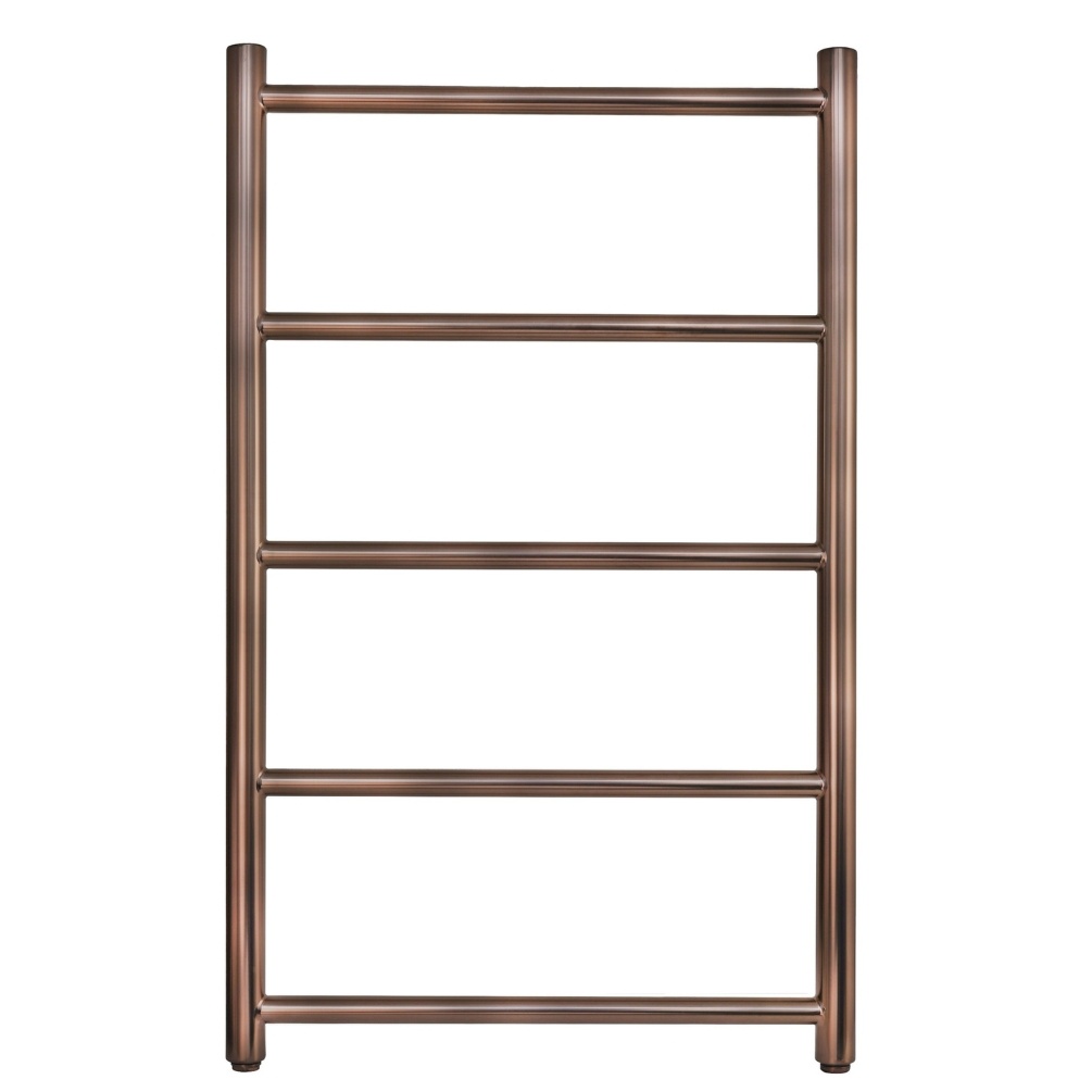 JTP Evo Brushed Bronze 800mm x 500mm Towel Radiator Cut Out